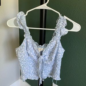 Floral crop top